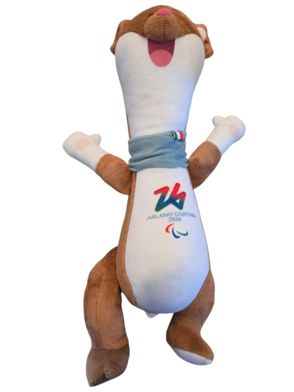 Official Milano Cortina Olympics 2026 Milo Mascot Plush Doll Large 10”